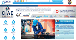 Desktop Screenshot of aguasdemanizales.com.co