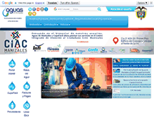 Tablet Screenshot of aguasdemanizales.com.co